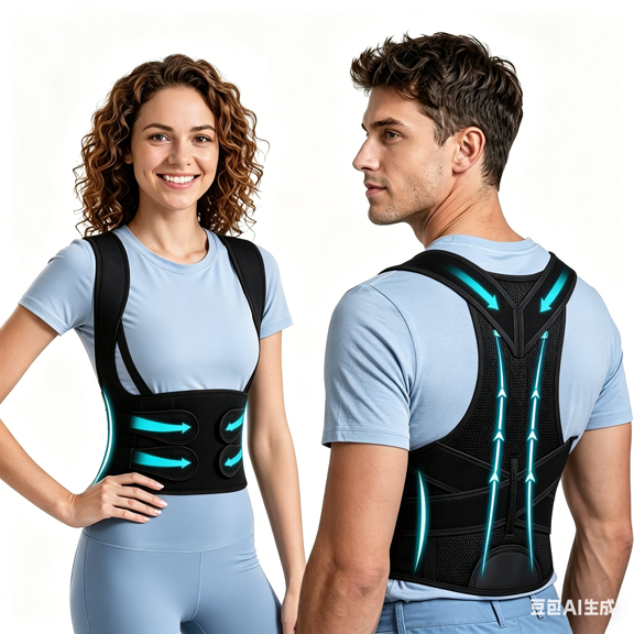 VENUZOR Back Brace Posture Corrector Breathable and Adjustable Clavicle Support for Alignment