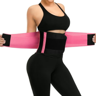VENUZOR Waist Trimmer Women's Slimming Belt with Adjustable Hook and Loop Neoprene Black