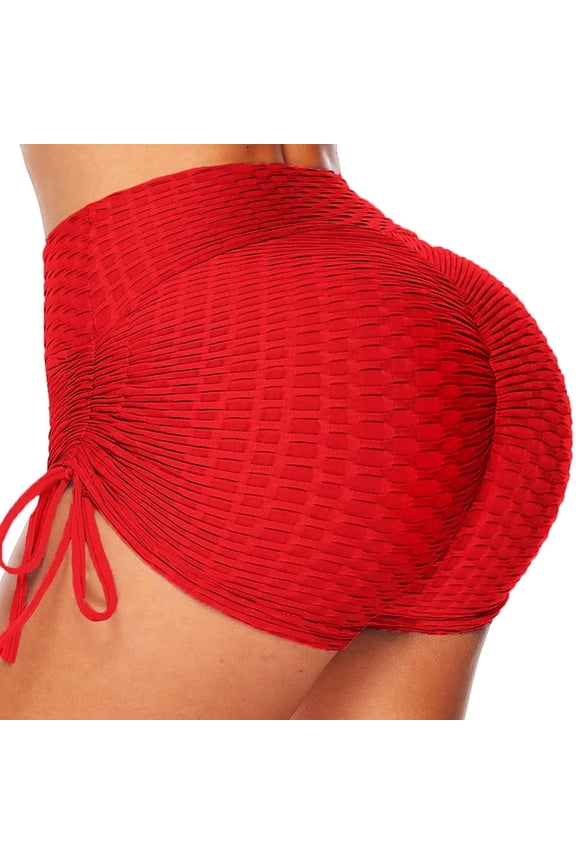 Women Yoga Shorts Butt Lift Shorts Tummy Control Premium High Waist Leggings Athletic Spandex Beach Shorts for Running