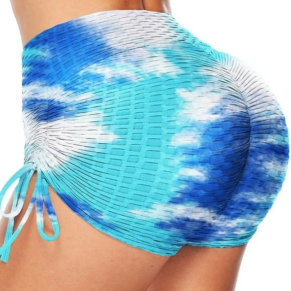 VENUZOR Women Yoga Shorts Butt Lift Shorts Tummy Control Premium High Waist Leggings Athletic Spandex Beach Shorts for Running