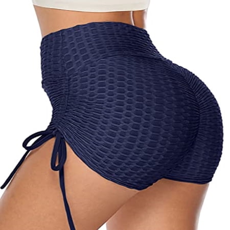 VENUZOR Women Yoga Shorts Butt Lift Shorts Tummy Control Premium High Waist Leggings Athletic Spandex Beach Shorts for Running