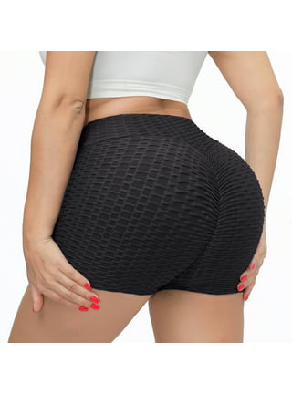 Booty Shorts for Women High Waisted Yoga Shorts Sexy Butt Lifting Short  Workout Hot Pants 