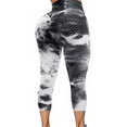 thumbnail image 1 of VENUZOR Women's Capris Yoga Pants High Waist Leggings Butt Lift Booty Yoga Pants Mesh Ruched Textured Leggings Control Slimming Running Gym Fitness, 1 of 8