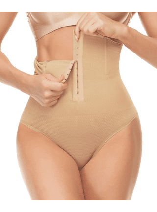 Homgro Women's Thigh Slimmer Shapewear Plus Size Shorts High Waisted Body  Shaper Hip Lifter Tummy Control Nude 3X-Large
