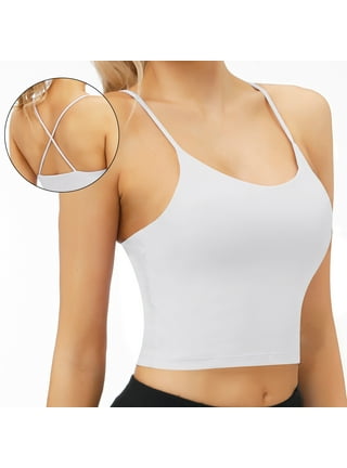 Best Deal for JZDACH Women's Sports Bra Racerback Sexy Camisoles with Pad