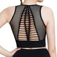 thumbnail image 1 of VENUZOR Women's Seamless Sports Bra Crop Top High Strength Shock Proof Support Workout Bras Mesh Beautiful Back Fitness Running Yoga Tank Tops with Removable Padding, 1 of 6