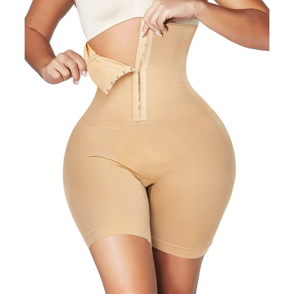 VENUZOR Women's Shapewear High Waist Shorts Trainer Tummy Body Control Butt Lifter Panties Thigh Slimmer Underwear Workout