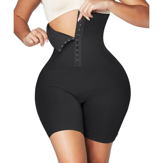 VENUZOR Women's Shapewear High Waist Shorts Trainer Tummy Body Control Butt Lifter Panties Thigh Slimmer Underwear Workout