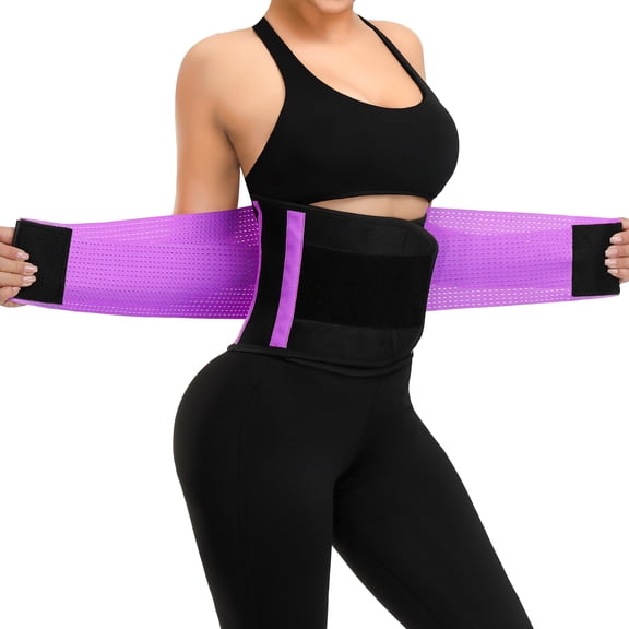 VENUZOR Women's Waist Trainer Belt Slimming Body Shaper Belt Trimmer Weight Loss Sports Girdle Belt