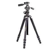 Vanguard VEO 3T+ 264AP 4-Section Aluminum Travel Tripod w/Pan Head, Black