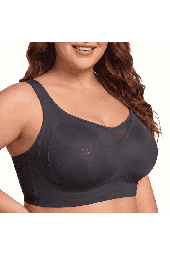 Women's Wireless Back Smoothing Bra, Seamless Full Coverage, M-5XL