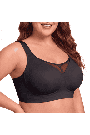 Women's Wireless Back Smoothing Bra, Seamless Full Coverage, M-5XL