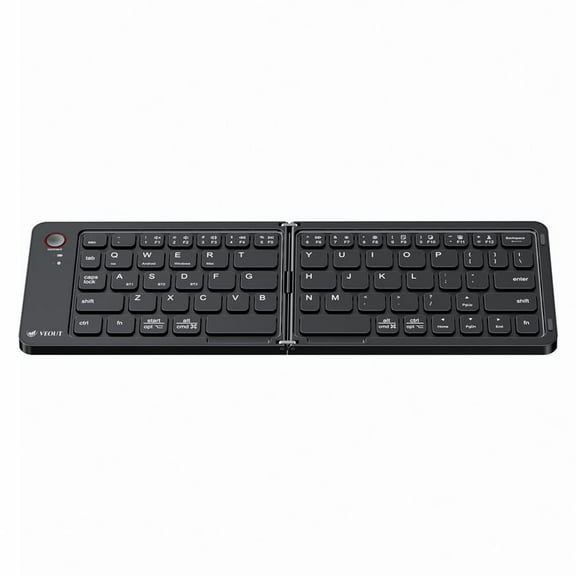 Foldable Bluetooth Keyboard, Ultra-Thin Portable Wireless Keyboard with Backlit, Lightweight for Laptop, iPad, iPhone, Android, Windows, Mac