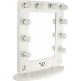 thumbnail image 1 of VER Beauty 10 Dimmable LED Light Bulbs White Metal Body and Base Hollywood Vanity Mirror - VMR4512, 1 of 1
