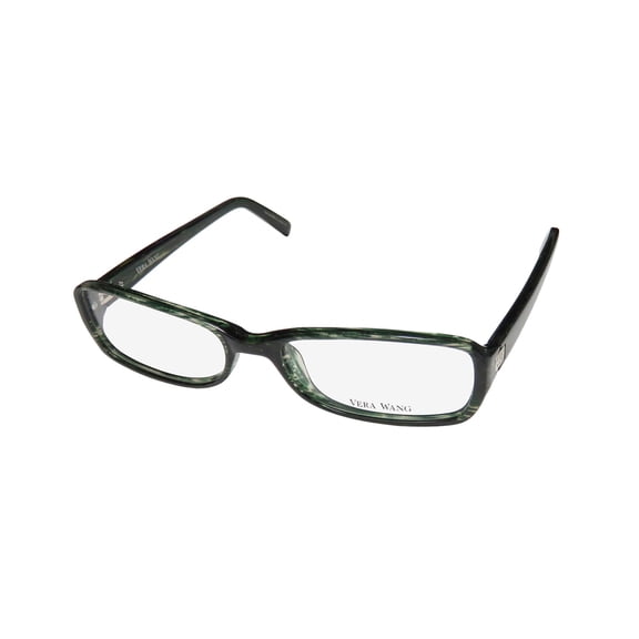 NEW VERA WANG V174 WOMENS/LADIES DESIGNER FULL-RIM GREEN AUTHENTIC CONTEMPORARY AFFORDABLE HIP FRAME DEMO LENSES 49-16-130 EYEGLASSES/EYEGLASS FRAME
