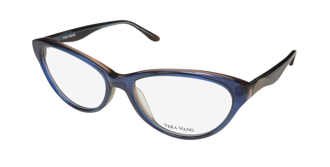 Vera Wang V918 VI Purple Cat Eye Eyeglasses Frames 53-15-140 Womens Vera Wang Reesa Eyeglasses | FramesDirect.com main image 3