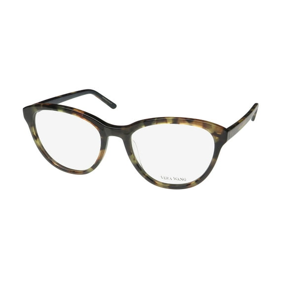 VERA WANG LUXE ALEXEY CATEYE OVERSIZED SIGNATURE LOGO HIP EYEGLASS FRAME/GLASSES