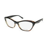 VERA WANG LUXE CLIO CATEYE CONTEMPORARY DESIGN HANDMADE EYEGLASS FRAME/GLASSES