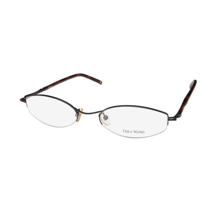 VERA WANG V105 HALF-RIMLESS SOPHISTICATED HIP EYEGLASS FRAME/GLASSES/EYEWEAR