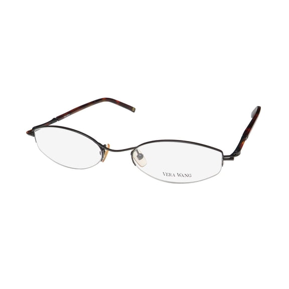 VERA WANG V105 HALF-RIMLESS SOPHISTICATED HIP EYEGLASS FRAME/GLASSES/EYEWEAR