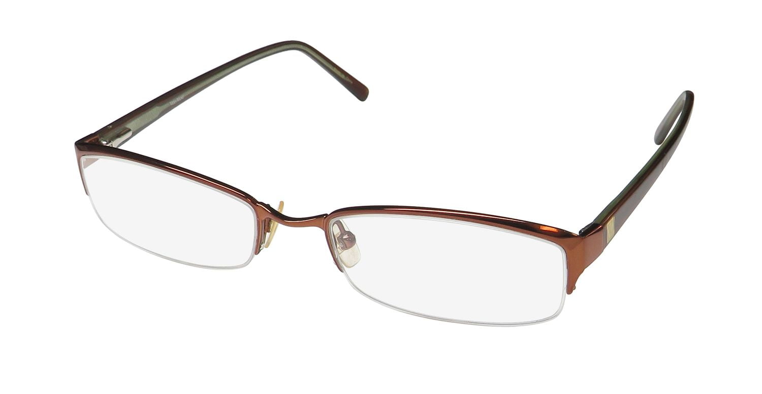 VERA WANG V143 EYEGLASS FRAME/GLASSES HALFRIM SHAPE TRENDY STYLE