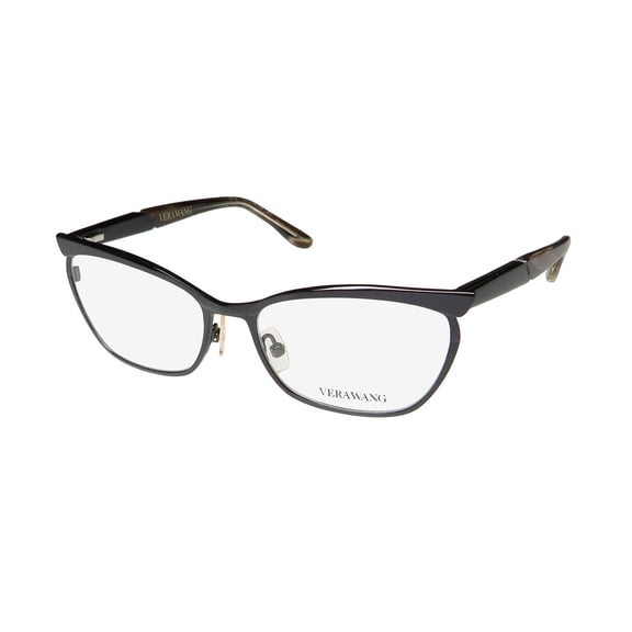 VERA WANG V391 CATEYE TWO-TONE LATEST COLLECTION HANDMADE EYEGLASS FRAME/GLASSES
