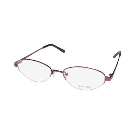 VERA WANG V902 EYEGLASS FRAME/GLASSES LIGHTWEIGHT AUTHENTIC HALF-RIM WOMENS HOT