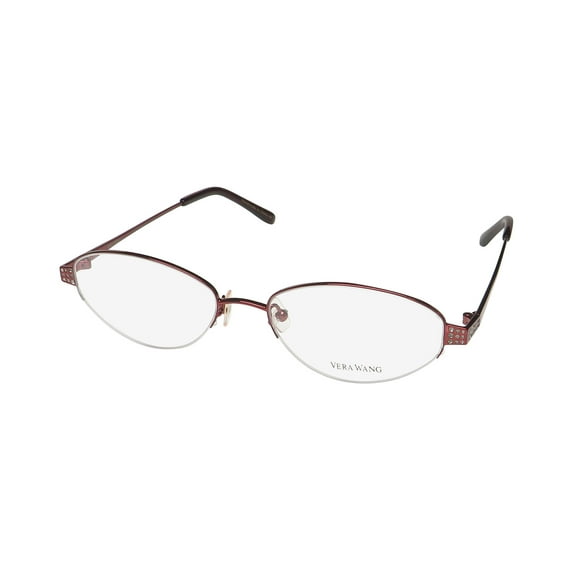 VERA WANG V902 EYEGLASS FRAME/GLASSES LIGHTWEIGHT AUTHENTIC HALF-RIM WOMENS HOT