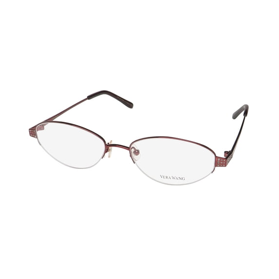 VERA WANG V902 EYEGLASS FRAME/GLASSES LIGHTWEIGHT AUTHENTIC HALF-RIM WOMENS HOT