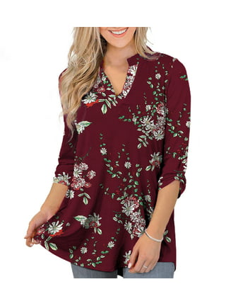 Women Blouses Cute Printed Round,Clearance Items for Women Clothing,1  Dollar Items only, pre Deals,Stuff for 5 Dollars, Deal for The Day,Cheap  Clothes for Women Black at  Women's Clothing store
