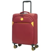 VERAGE Cambridge Lightweight Carry On Luggage, Softside Expandable Suitcase with Spinner Wheels 20-Inch, Burgundy
