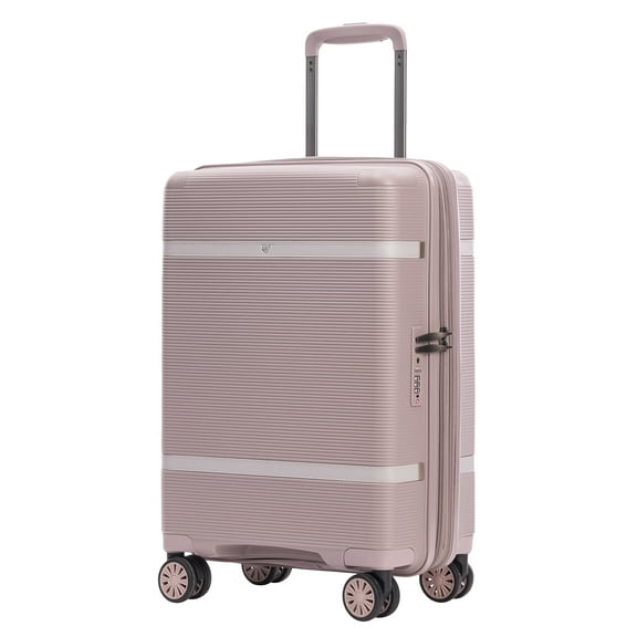 VERAGE Florence Hardside Carry-On Luggage with Spinner Wheels, Lightweight Expandable Suitcase with TSA Lock, Artist-Inspired Stylish Travel Luggage for Women, 20-Inch, Rose Blush