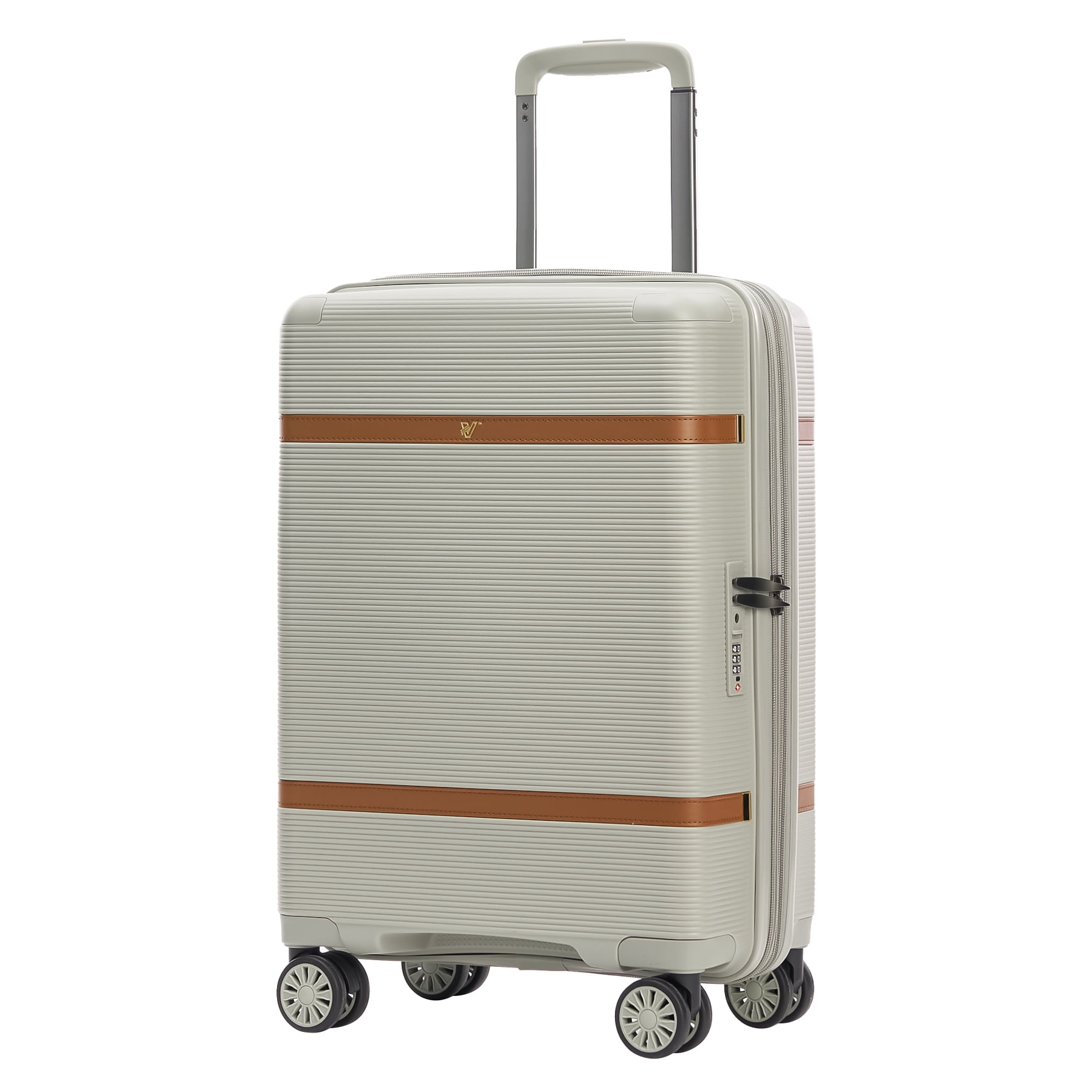 VERAGE Florence Hardside Carry-On Luggage with Spinner Wheels, Lightweight Expandable Suitcase with TSA Lock, Artist-Inspired Stylish Travel Luggage for Women, 20-Inch, Aqua Mist