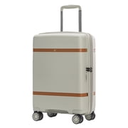 VERAGE Florence Hardside Carry-On Luggage with Spinner Wheels, Lightweight Expandable Suitcase with TSA Lock, Artist-Inspired Stylish Travel Luggage for Women, 20-Inch, Aqua Mist