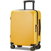 VERAGE Freeland Carry On Luggage with X-Large Spinner Wheels, Expandable Hardside Travel Suitcase, TSA Approved 20-Inch, Yellow