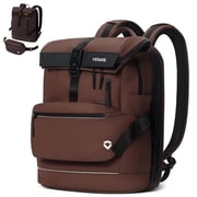 VERAGE Lightweight Roll-Top Backpack with Detachable Sling Bag, Water Resistant Laptop Backpack Fits 16 Inch Laptop for Travel Work School Daily Use
