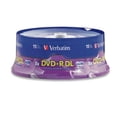 thumbnail image 1 of VERBATIM  Disk  DVD+R DL  8.5GB  2.4X  Branded 15pk Spindle, 1 of 1
