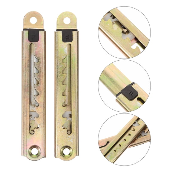 VERDANVERSE Classroom Mounting Brackets Desk Brackets Golden Zinc 1 Pair