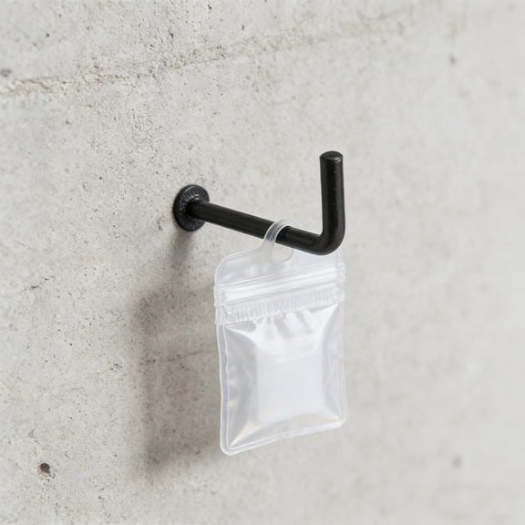 VERDANVERSE Right Angle Screw Hooks Black for Home Heavy Items Artwork Mirrors 100Pcs