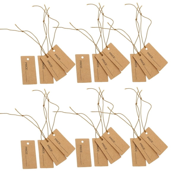 VERDANVERSE 100Pcs Blank Labeling Tags For Product Information With Ink Absorption