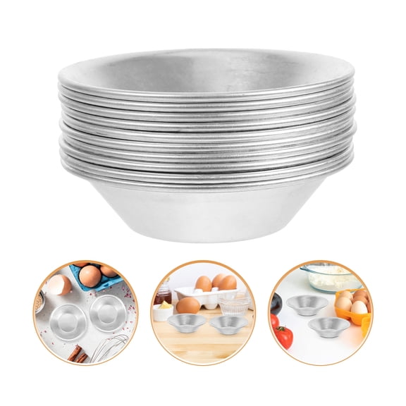 VERDANVERSE 10Pcs Aluminium Mini Tart Molds Baking Tool for Creating Egg Tarts Home