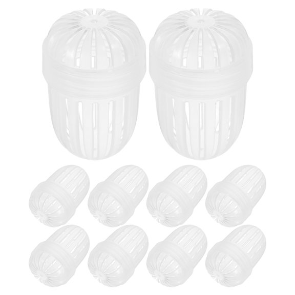 VERDANVERSE Transparent Plastic Tea Infuser Basket for Loose Tea with Purified Taste 10Pcs