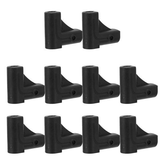 VERDANVERSE Cart Wheel Support Bracket Black Plastic for Industrial Sturdy Durability