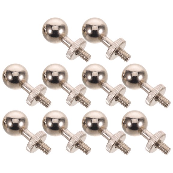 VERDANVERSE 10pcs Camera Screw Mount with Disc 1/4 Inch Thread Metal Adapter