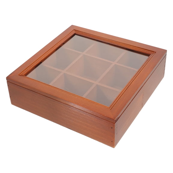 VERDANVERSE 1Pack Coffee Bag Box Wooden Storage for Kitchen and Coffee Table