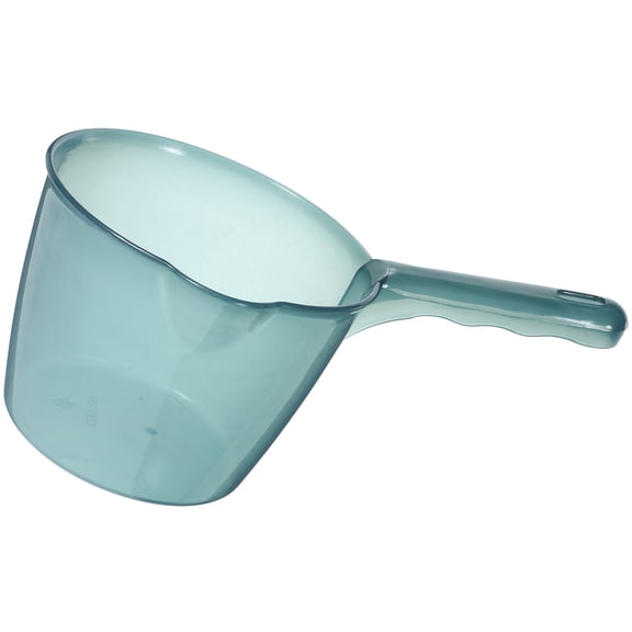 VERDANVERSE 1Pack Water Ladleladle With Pour Spout Convenient for Kitchen Use Bathing Blue Transparent Blue 11.8x5.7x4.1in