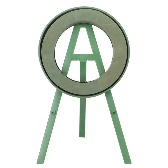 VERDANVERSE Weather-Resistant Green Plastic Wreath Shelf for Outdoor Party and Holiday Decorations