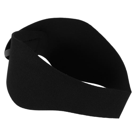 VERDANVERSE Black Adjustable Swimming Headband with Ear for Adults, Comfortable and
