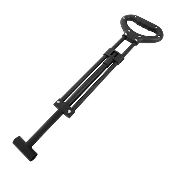 VERDANVERSE 1Set Black Camp Wagon Handle Replacement with Telescoping Pull Handle for Easy Towing and Storage