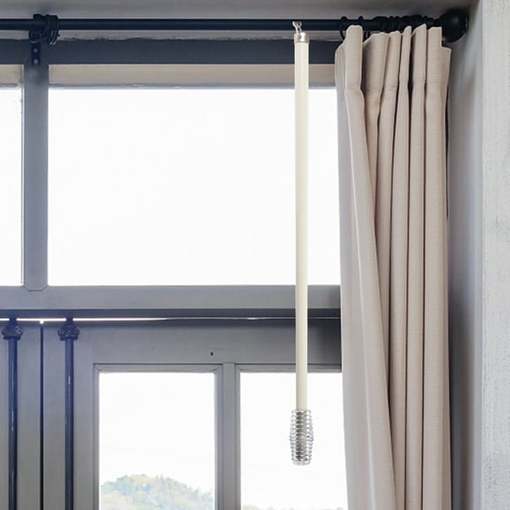 VERDANVERSE 1Set Drapery Pull Rod for Interior Designers with Standard Design in 25.55X0.98X0.98in